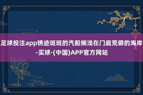 足球投注app锈迹斑斑的汽船搁浅在门庭荒僻的海岸-买球·(中国)APP官方网站