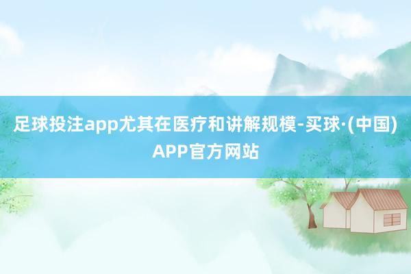 足球投注app尤其在医疗和讲解规模-买球·(中国)APP官方网站