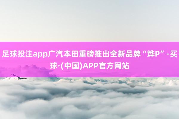 足球投注app广汽本田重磅推出全新品牌“烨P”-买球·(中国)APP官方网站