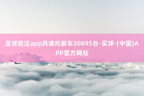 足球投注app共请托新车30895台-买球·(中国)APP官方网站