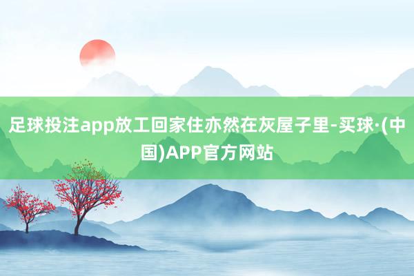 足球投注app放工回家住亦然在灰屋子里-买球·(中国)APP官方网站