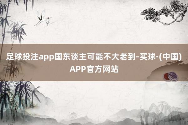 足球投注app国东谈主可能不大老到-买球·(中国)APP官方网站