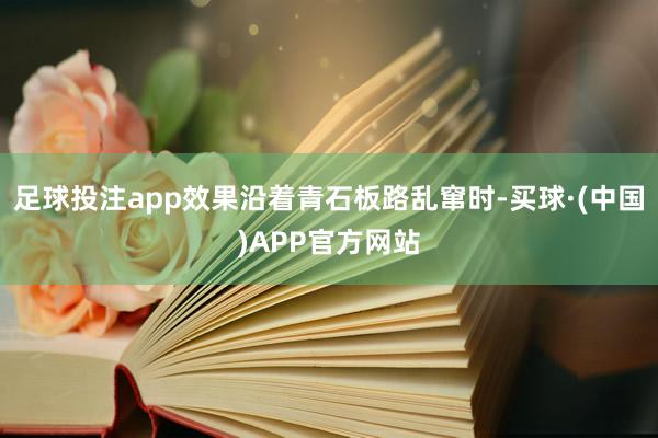 足球投注app效果沿着青石板路乱窜时-买球·(中国)APP官方网站