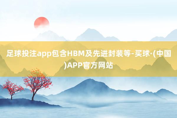 足球投注app包含HBM及先进封装等-买球·(中国)APP官方网站