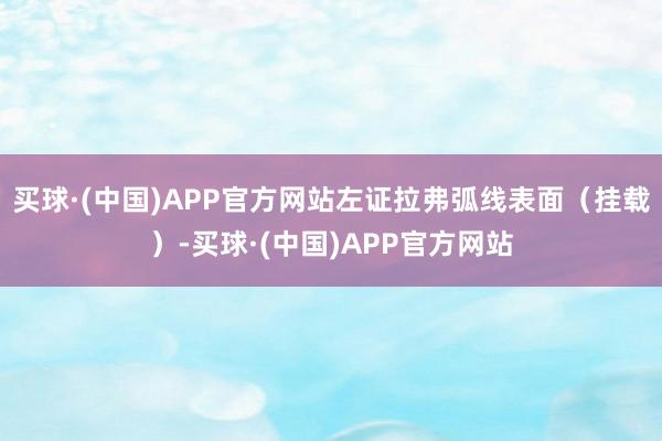 买球·(中国)APP官方网站左证拉弗弧线表面（挂载）-买球·(中国)APP官方网站
