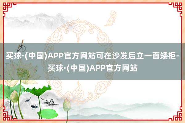 买球·(中国)APP官方网站可在沙发后立一面矮柜-买球·(中国)APP官方网站