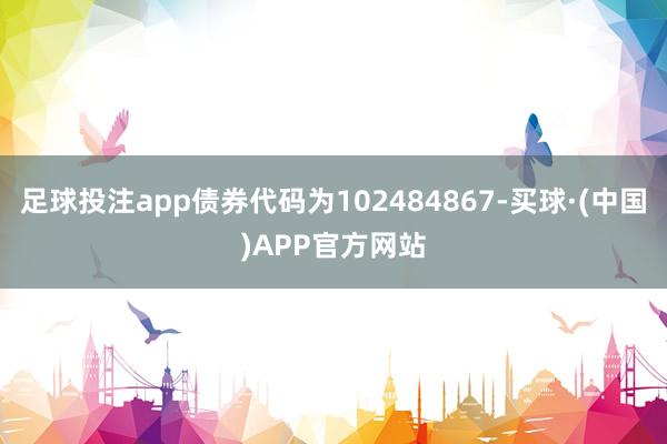 足球投注app债券代码为102484867-买球·(中国)APP官方网站