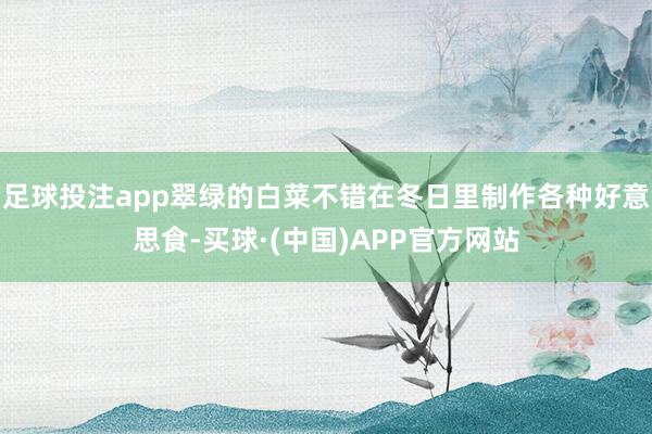 足球投注app翠绿的白菜不错在冬日里制作各种好意思食-买球·(中国)APP官方网站