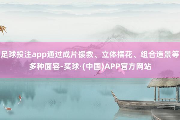 足球投注app通过成片援救、立体摆花、组合造景等多种面容-买球·(中国)APP官方网站